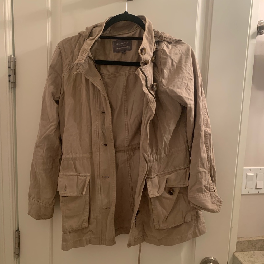 Madewell khaki trench!